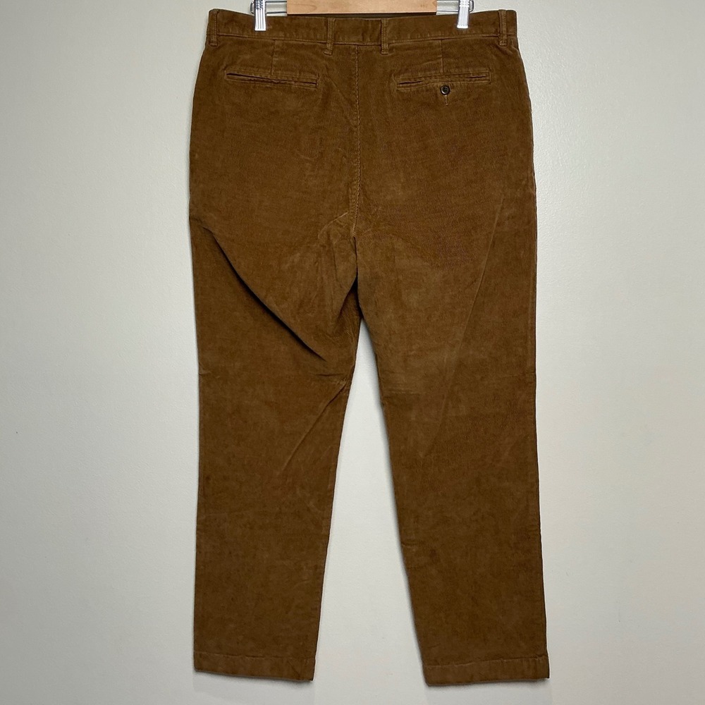 J.Crew Corduroy Pants Mens 36x30 Brown Classic Straight Stretch - Picture 4 of 8
